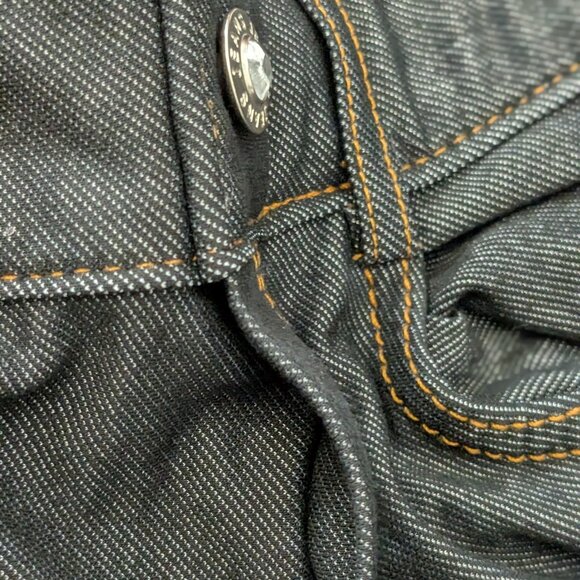 YELETE NAVY BLUE Mid Rise Ponte Skinny Jeggings Pants Knit Leggings SMALL - Picture 10 of 10